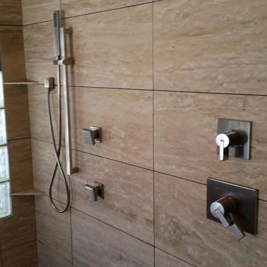 Shower fixture installation for Water Heater Replacement in Senoia